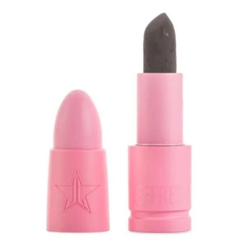 Jeffree Star Cosmetics Velvet Trap Lipstick Drill Sergeant Gray Pink Tube